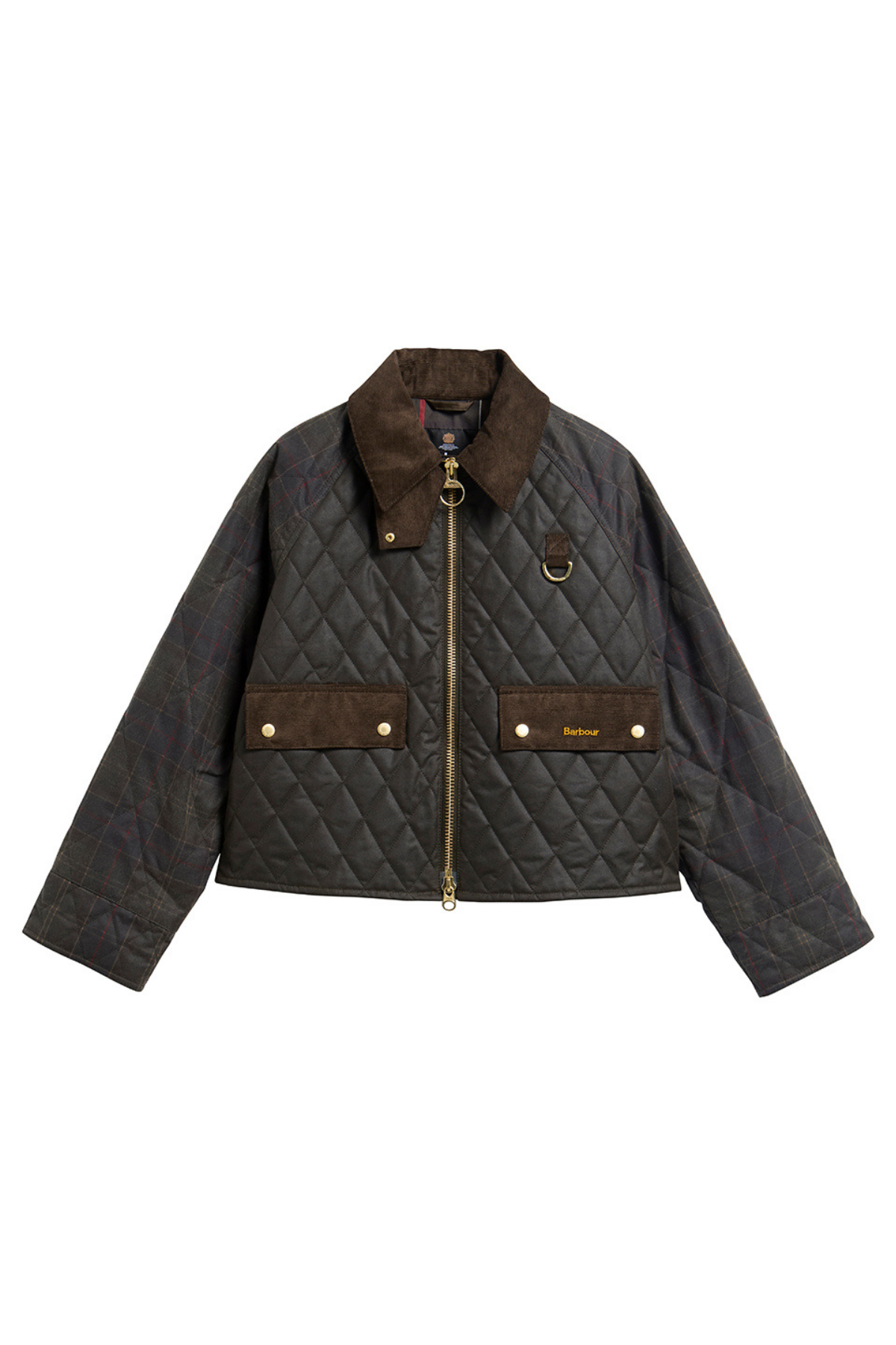 Barbour Tartan Reimagined Icons Spey Wax Jacket OL71 Olive-Classic