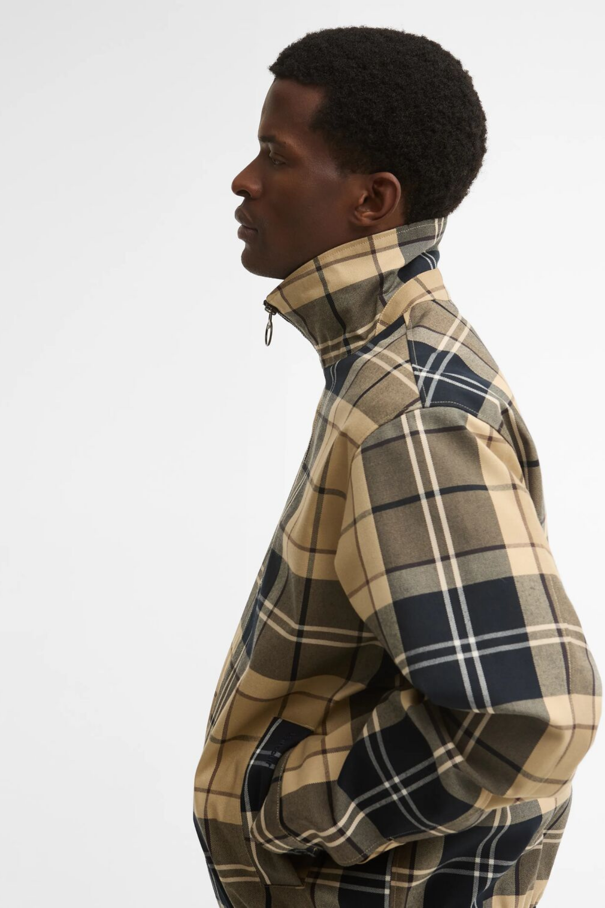 Barbour Tartan Showerproof Blouson Ceket BE52 Birchwood Dress Tartan