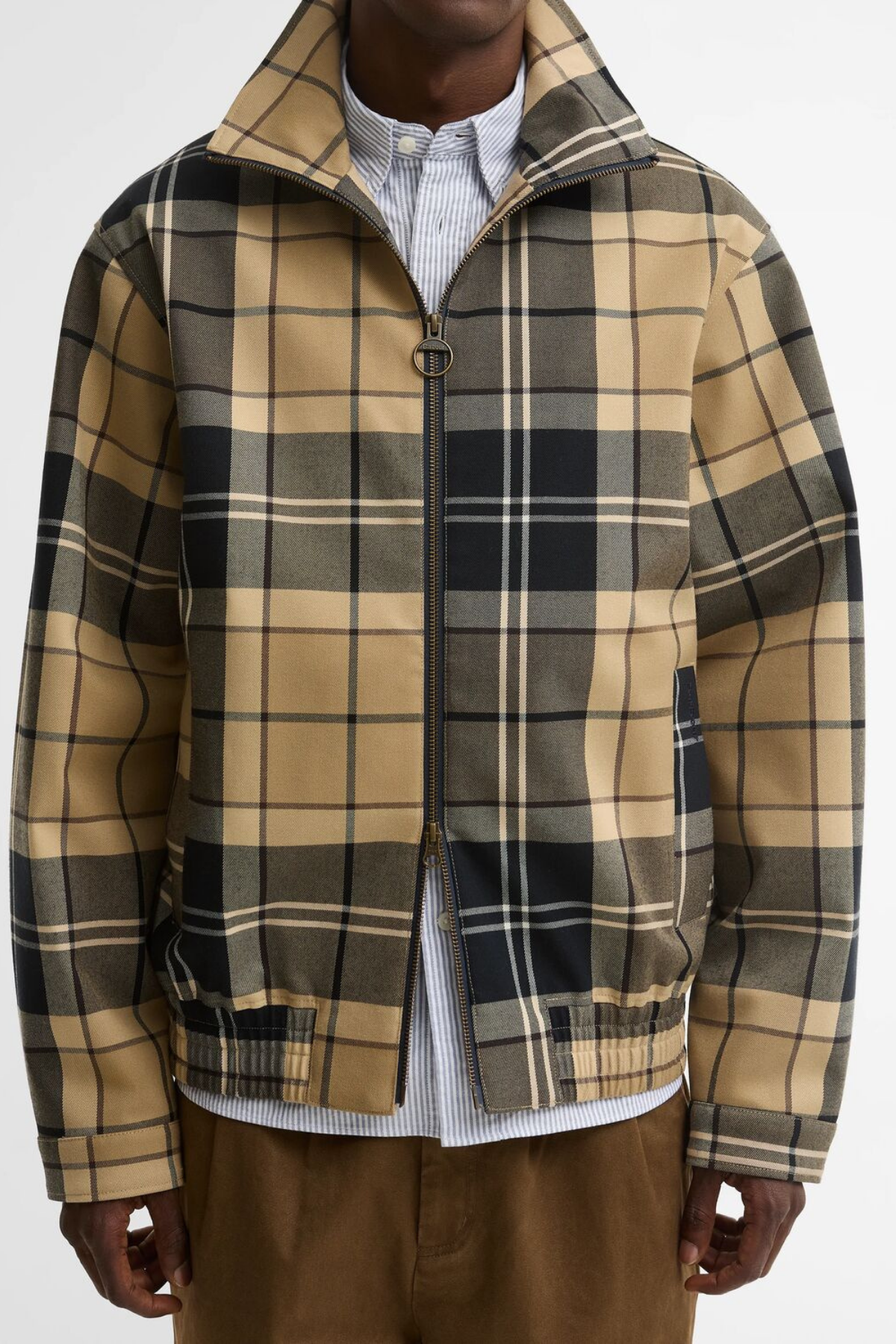 Barbour Tartan Showerproof Blouson Ceket BE52 Birchwood Dress Tartan