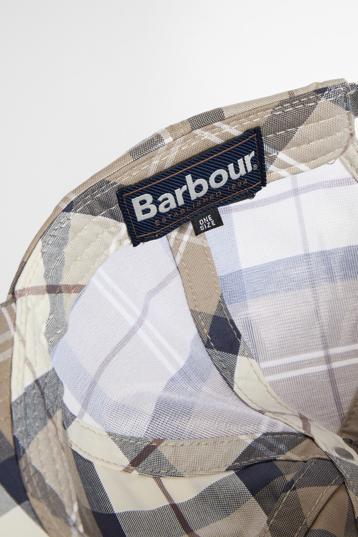Barbour Tartan Sports Şapka TN41 Oban Mist Tartan