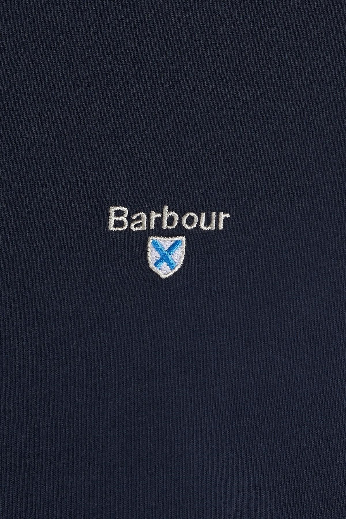 Barbour Tartan Sports T-Shirt NY31 New Navy