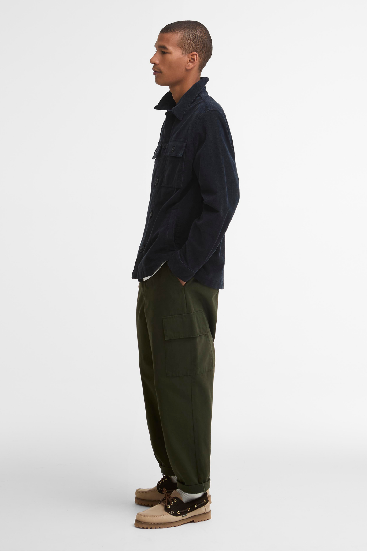Barbour Tartan Trimmed Dış Gömlek NY91 Navy