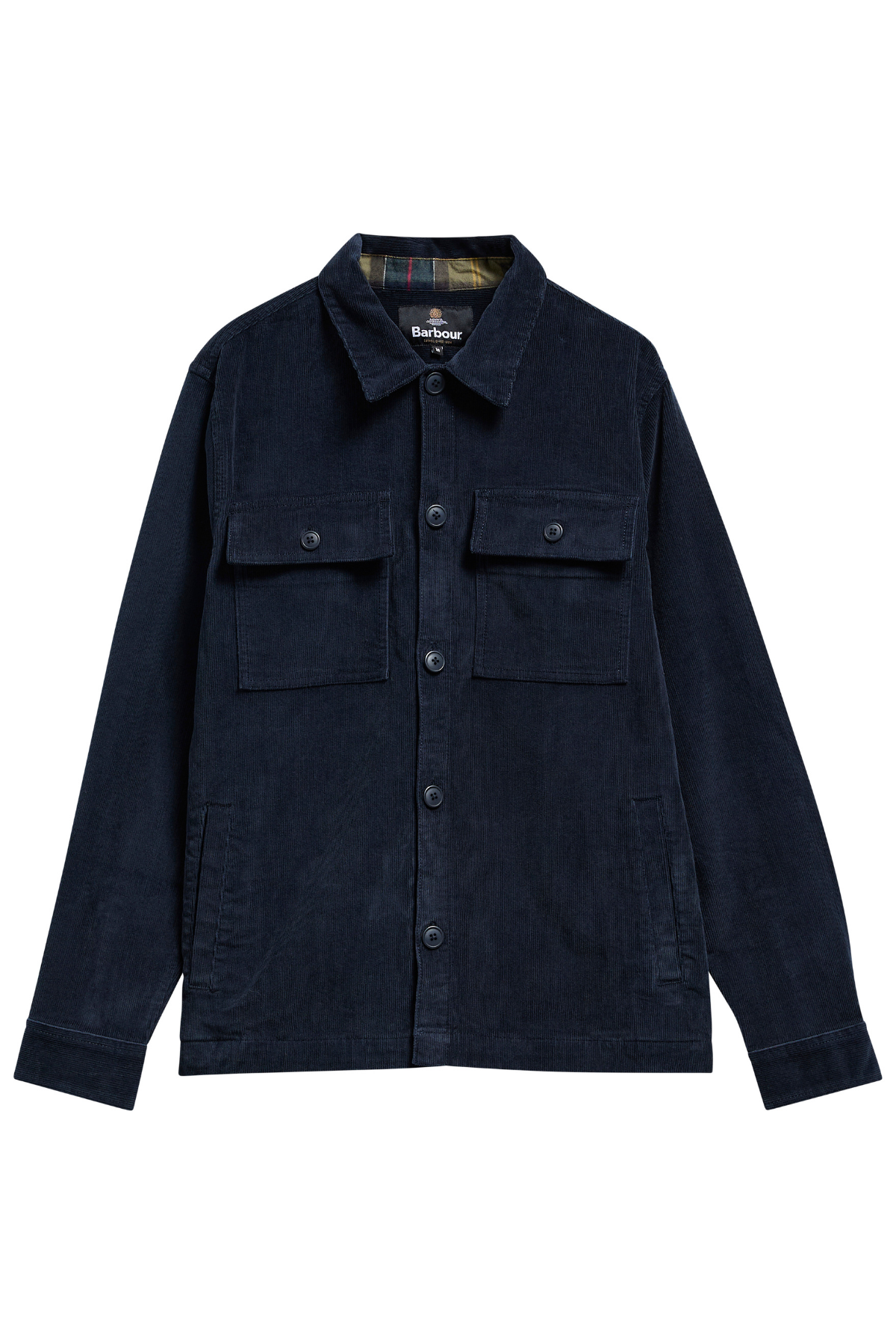 Barbour Tartan Trimmed Dış Gömlek NY91 Navy