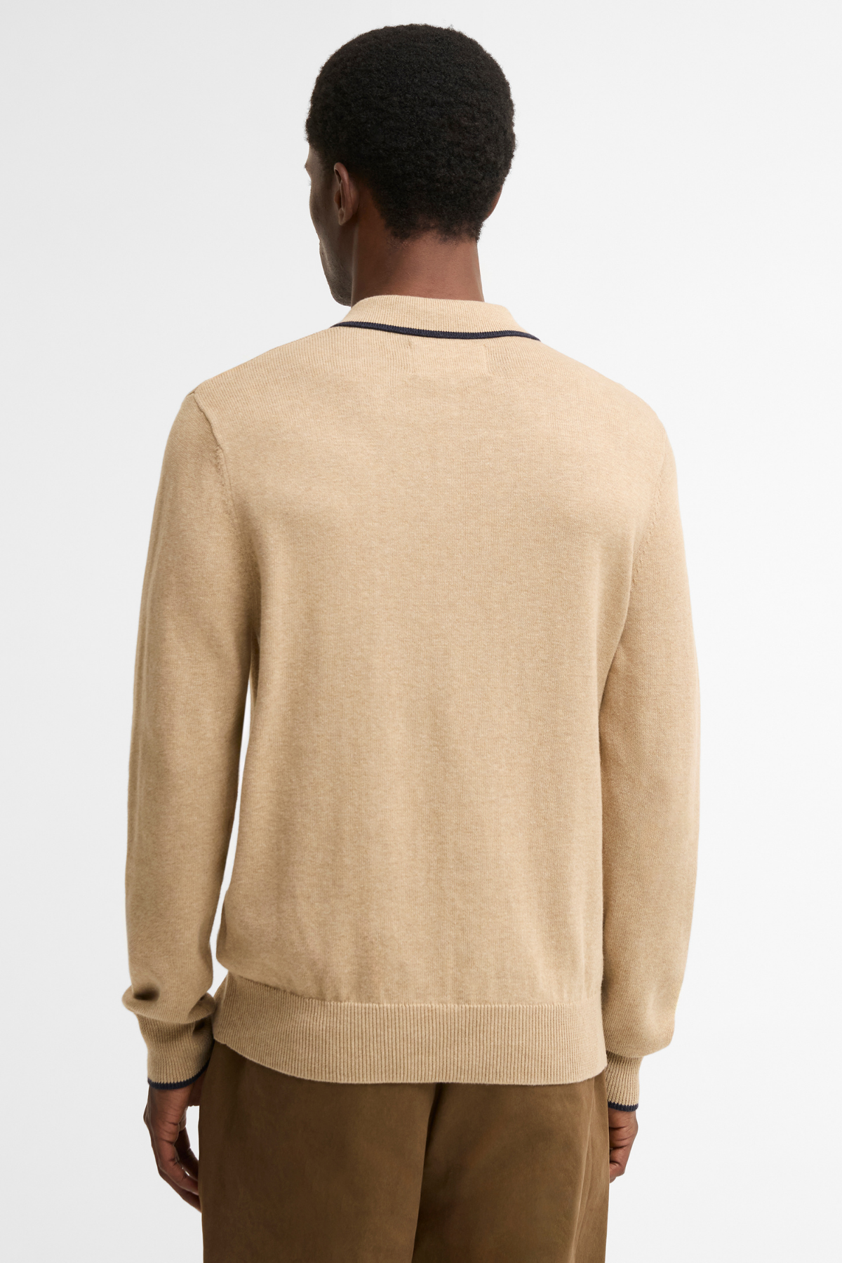 Barbour Taunton Triko Polo Yaka Tişört ST51 Stone