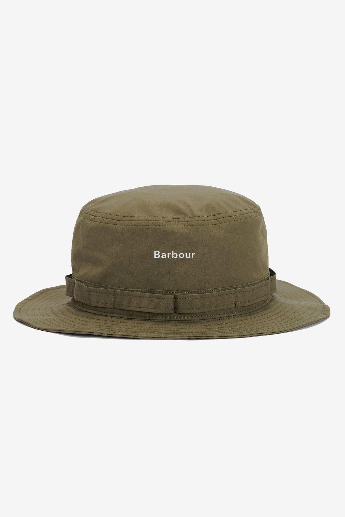 Barbour Teesdale Showerproof Bucket Şapka OL51 Army Green