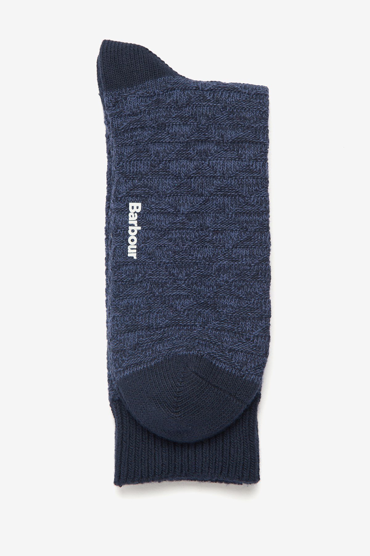 Barbour Texture Twist Stripe Çorap NY11 Navy