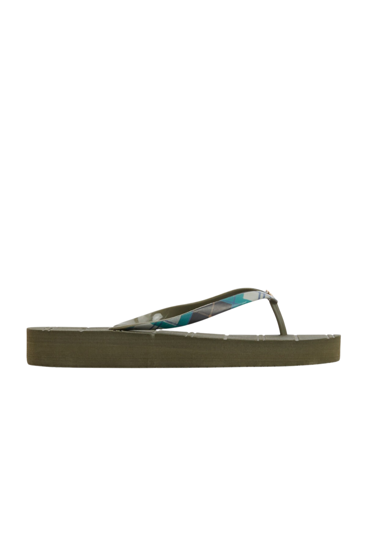 Barbour Tilda Toe Post Sandalet TN51 Olive/Ancient Tartan