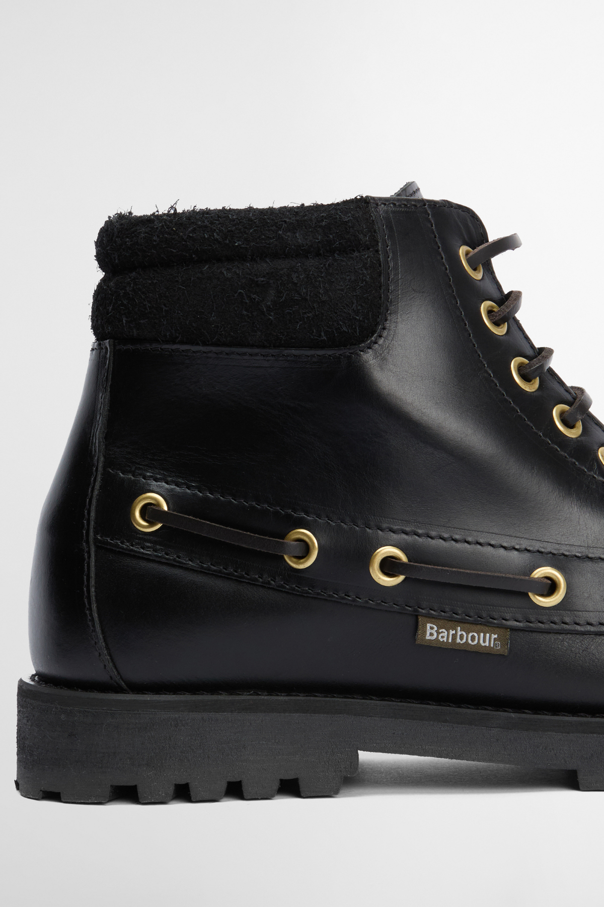 Barbour Tiller Moccasin Bot BK51 Black