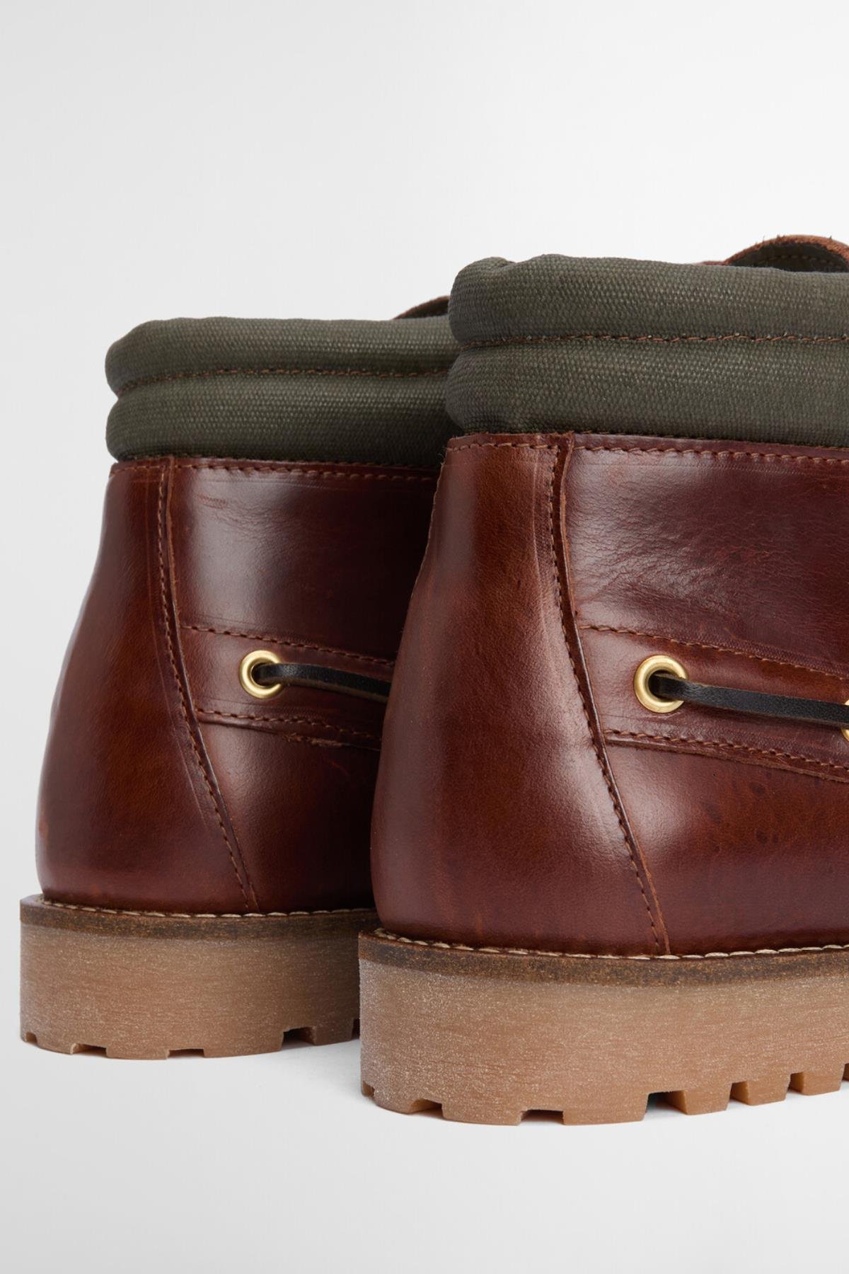 Barbour Tiller Moccasin Bot BR71 Mahogany