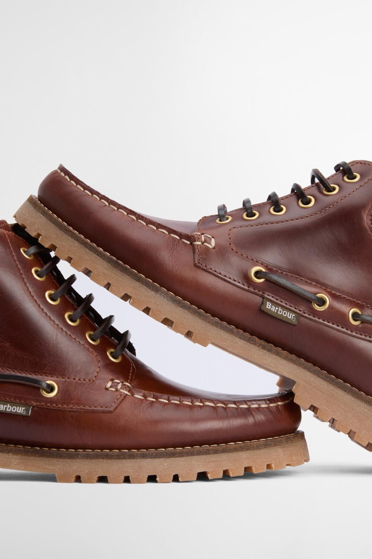Barbour Tiller Moccasin Bot BR71 Mahogany