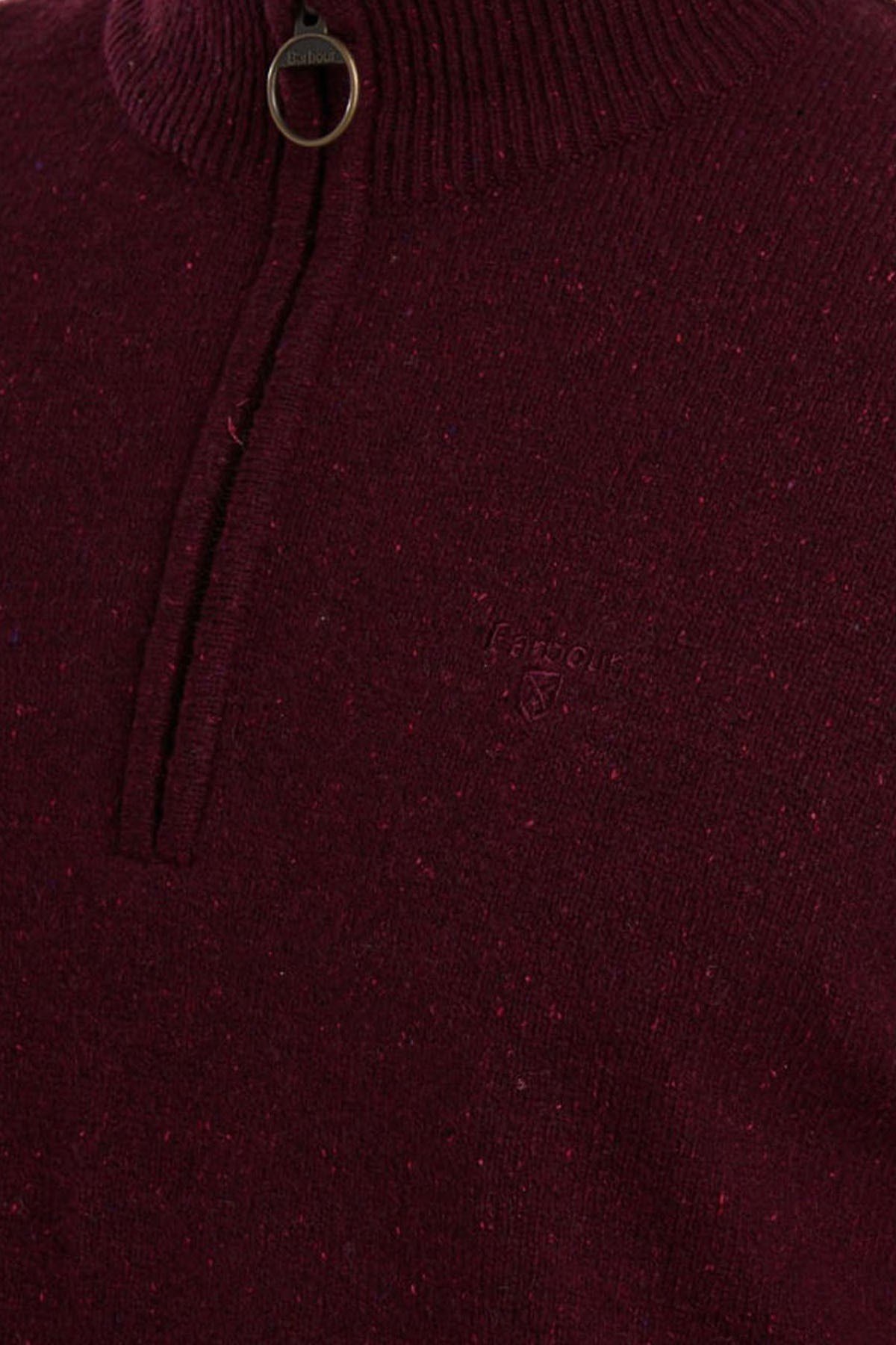 Barbour Tisbury Half Zip Kazak RE53 Ruby