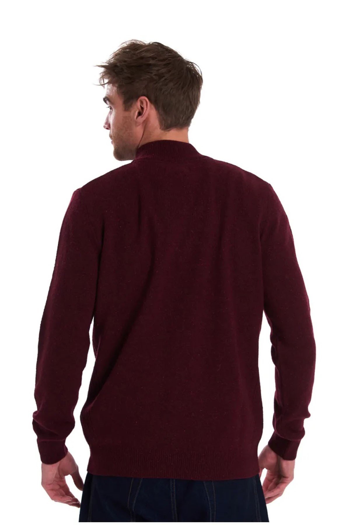 Barbour Tisbury Half Zip Kazak RE53 Ruby