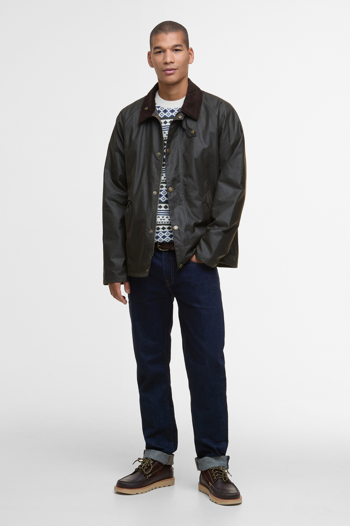 Barbour Tracker Yağlı Ceket OL71 Olive