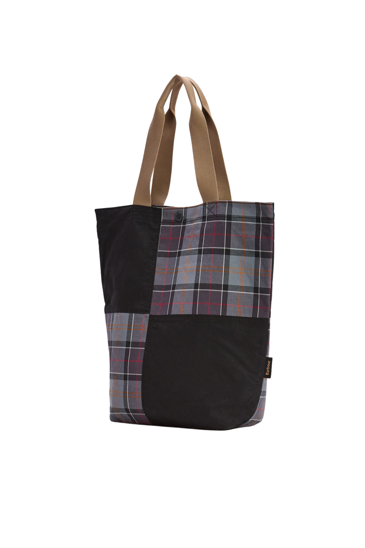 Barbour Transport Pachtwork Tote Çanta BK11 Black