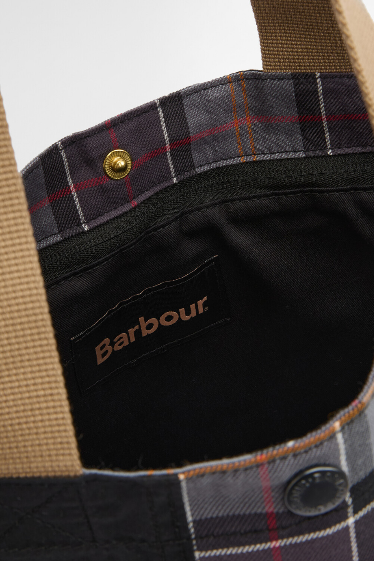 Barbour Transport Pachtwork Tote Çanta BK11 Black