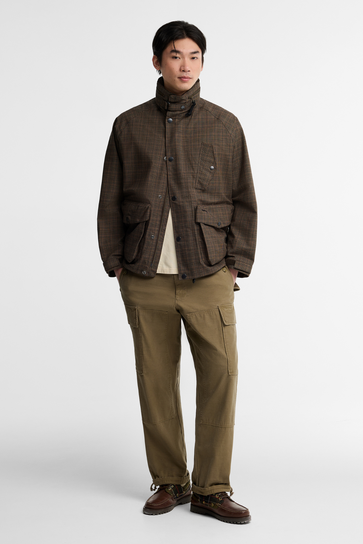 Barbour Transport Ursula Waterproof Ceket ST71 Dark Stone