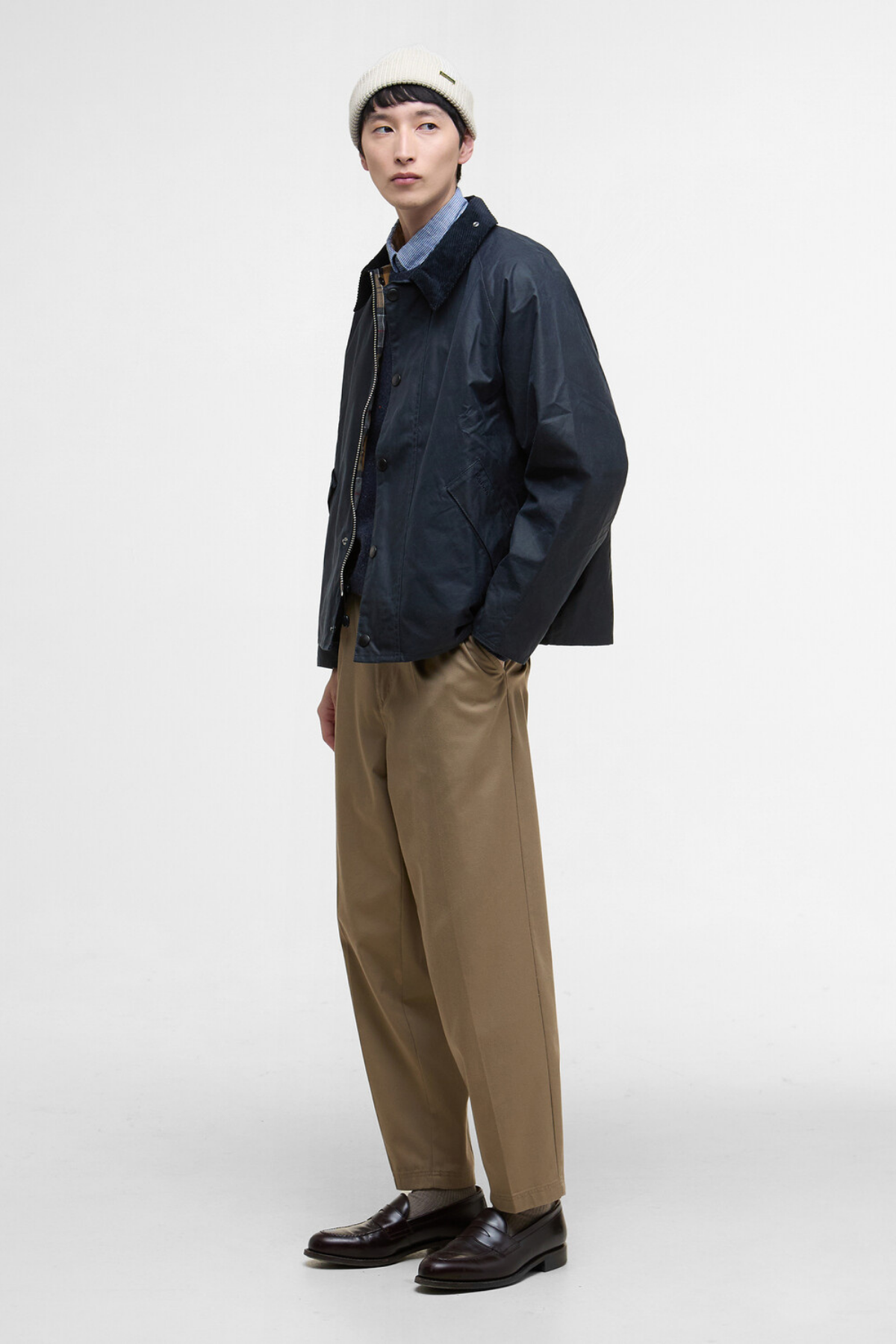 Barbour Transport Yağlı Ceket NY91 Navy
