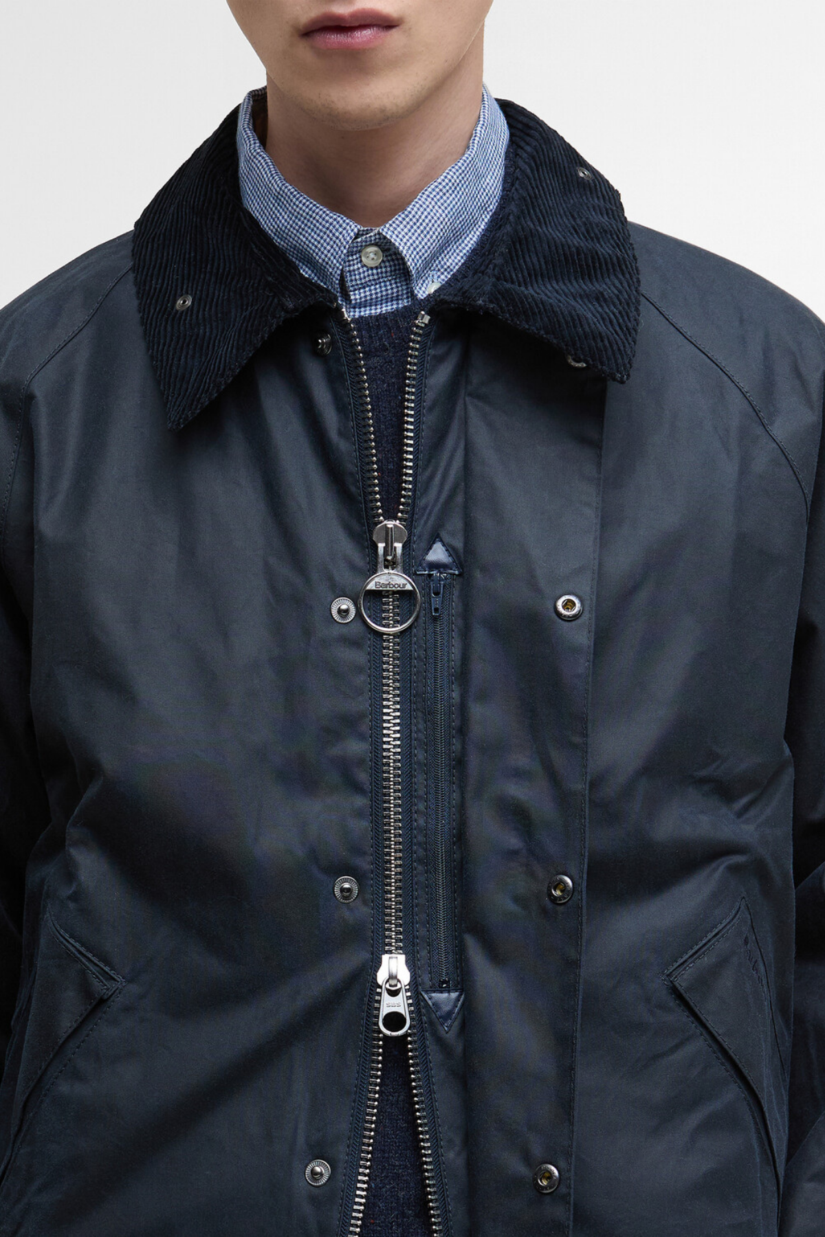 Barbour Transport Yağlı Ceket NY91 Navy