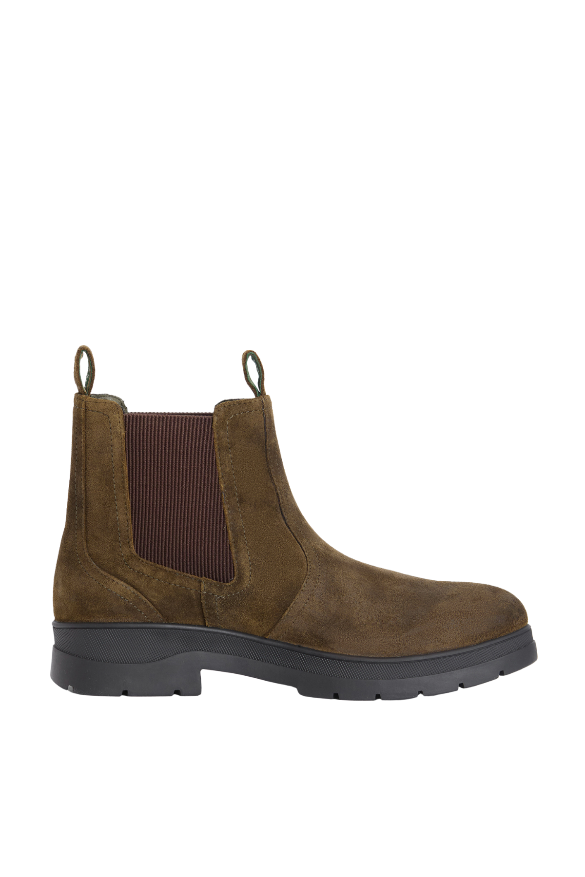 Barbour Turnbull Chelsea Bot OL77 Oiled Olive Suede