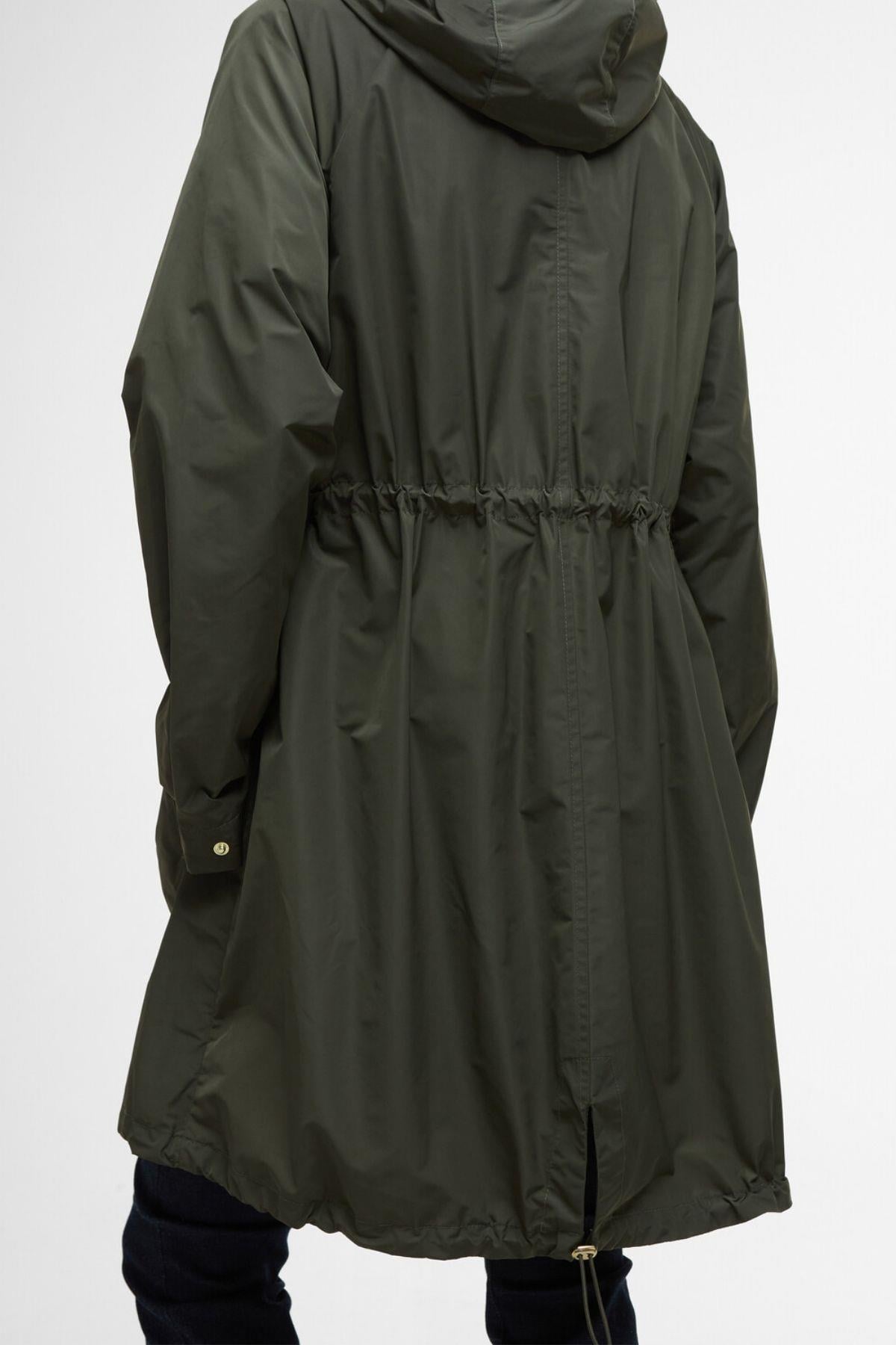 Barbour Una Showerproof Ceket OL51 Olive/Ancient Tartan