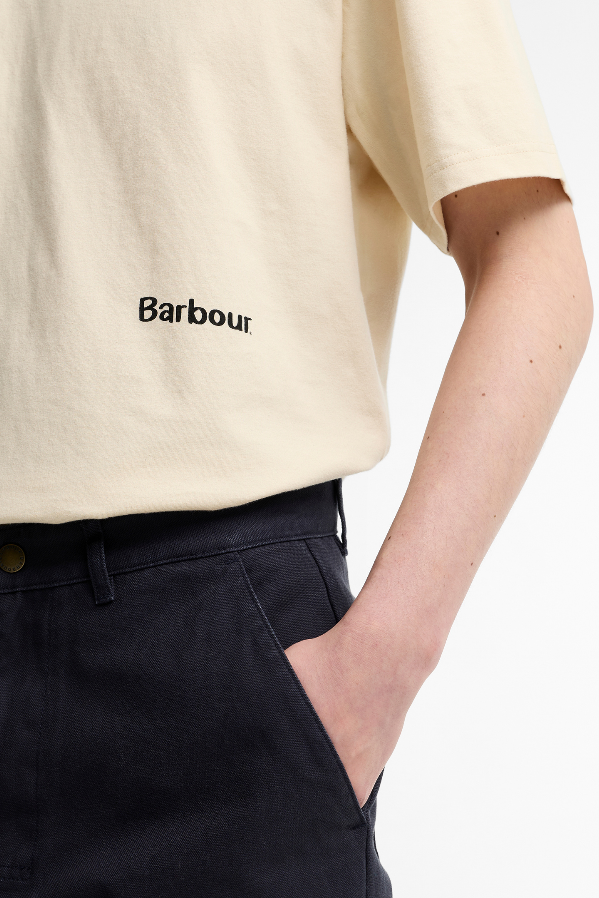Barbour Ursula Canvas Pantolon NY74 Dark Navy