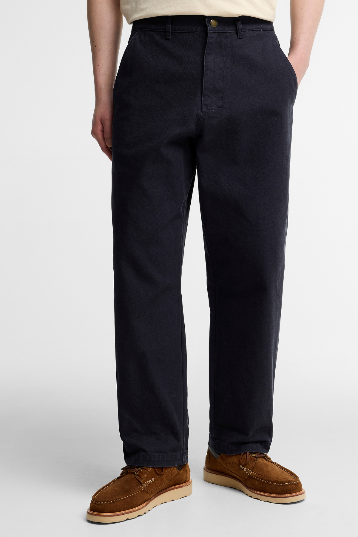 Barbour Ursula Canvas Pantolon NY74 Dark Navy