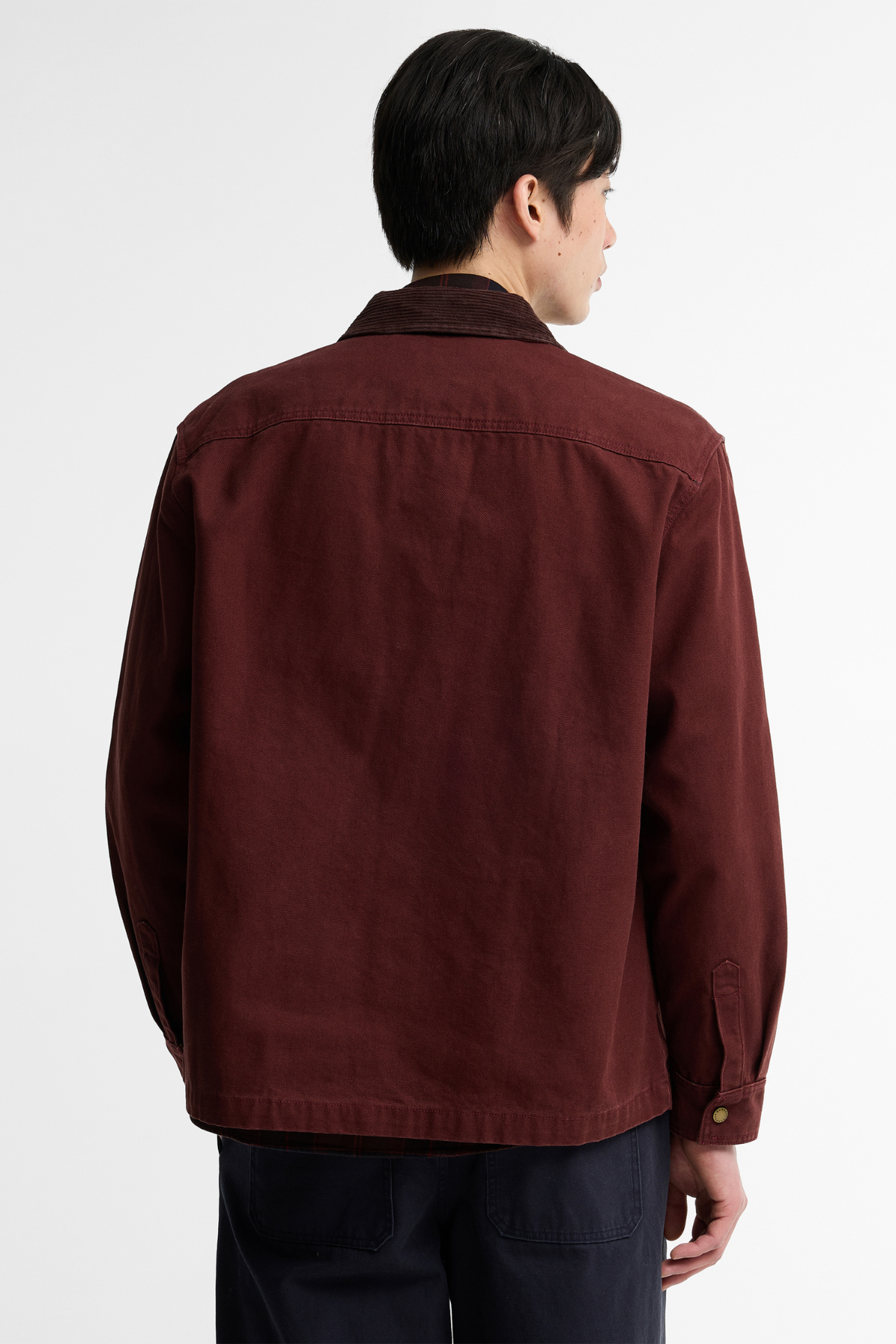 Barbour Ursula Oversize Canvas Dış Gömlek BR53 Chestnut
