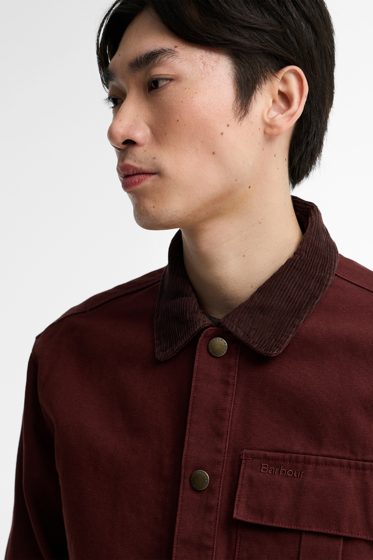 Barbour Ursula Oversize Canvas Dış Gömlek BR53 Chestnut