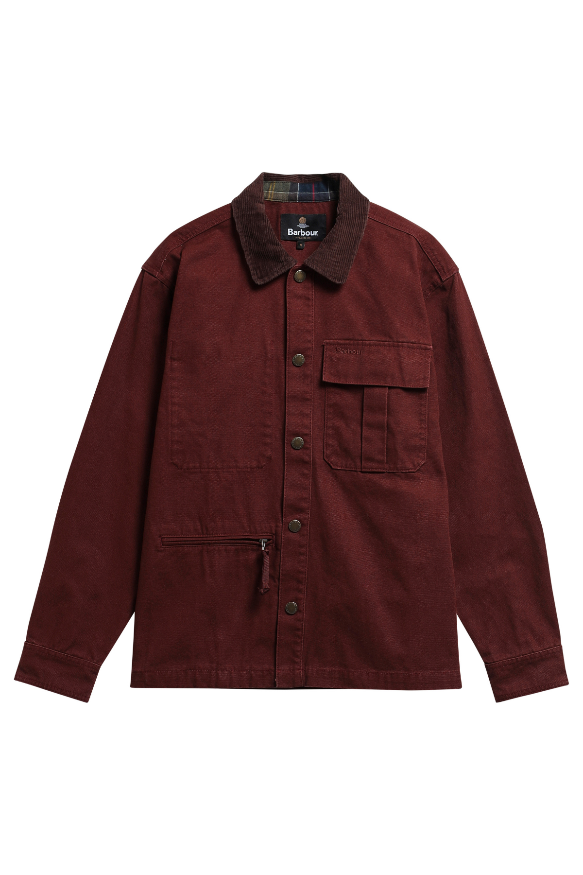 Barbour Ursula Oversize Canvas Dış Gömlek BR53 Chestnut