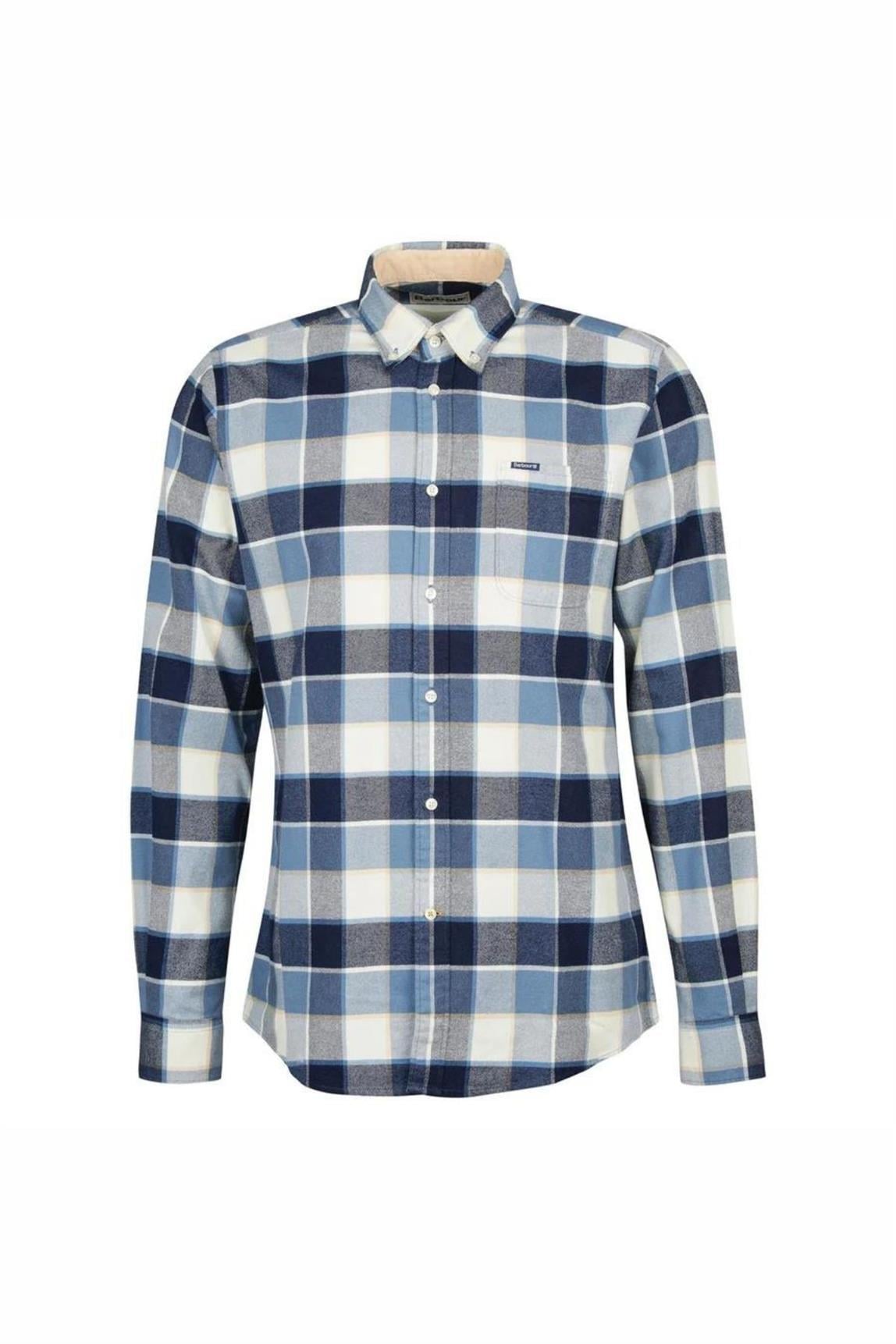 Barbour Valley Tailored Gömlek BL33 Blue