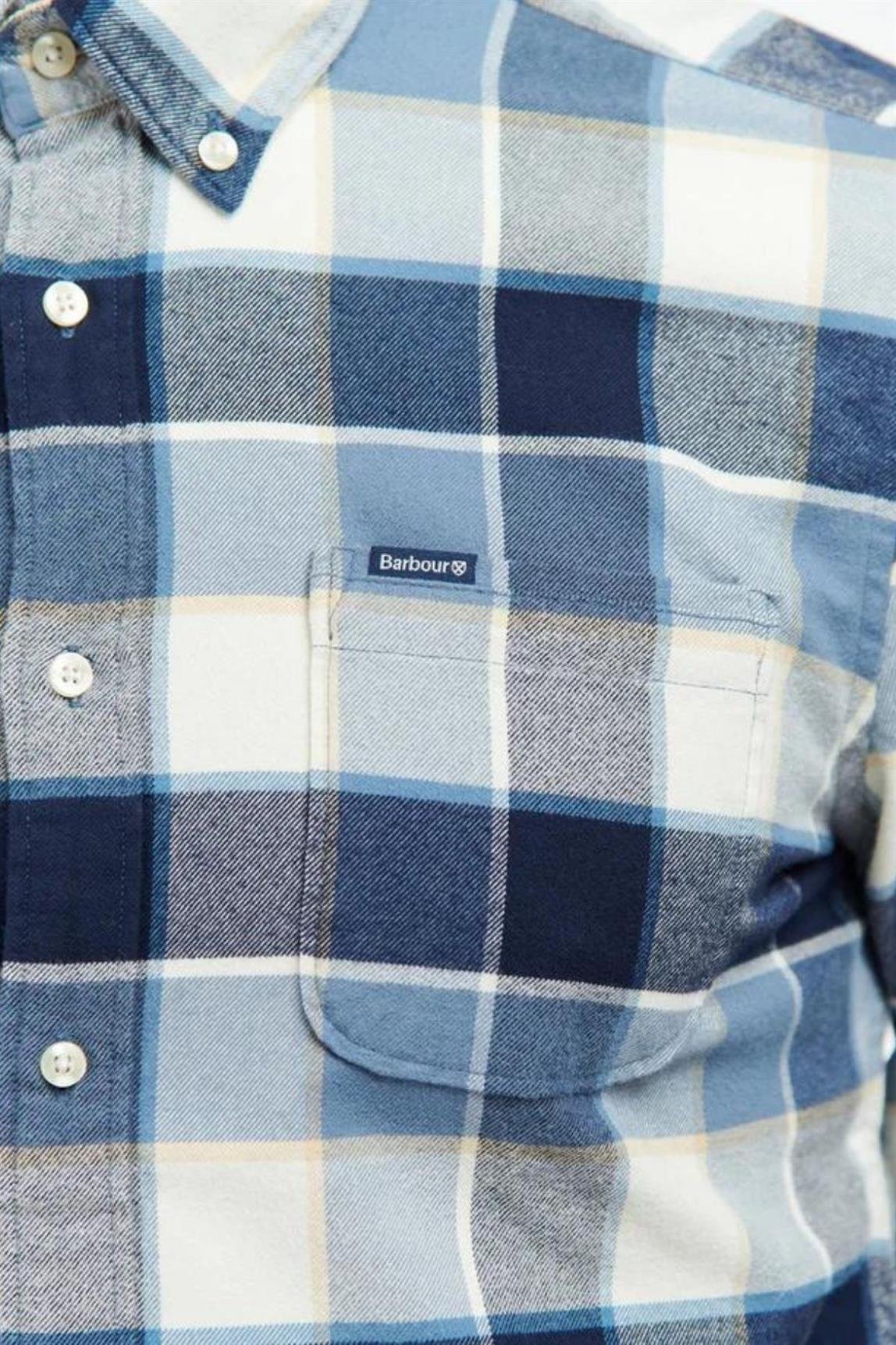 Barbour Valley Tailored Gömlek BL33 Blue