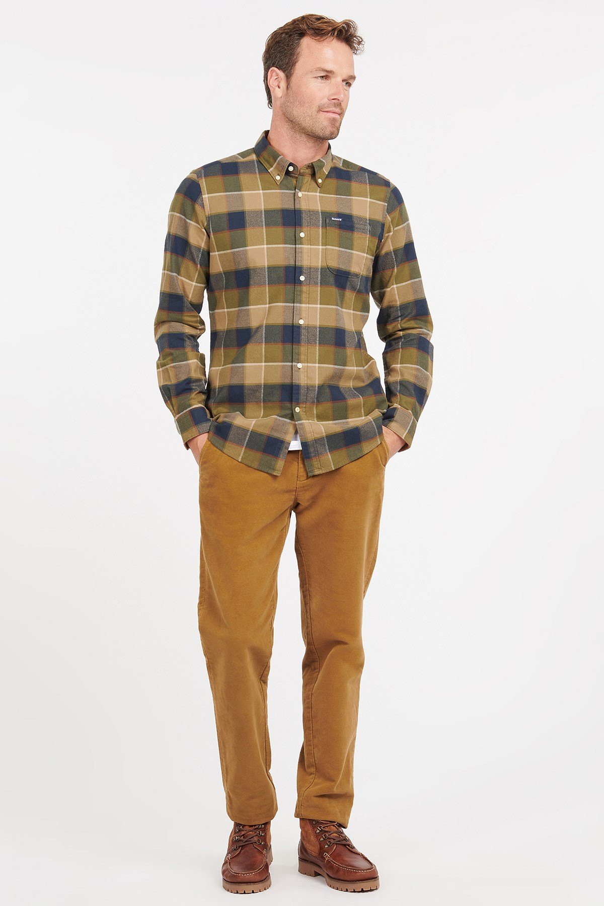Barbour Valley Tailored Gömlek ST51 Stone