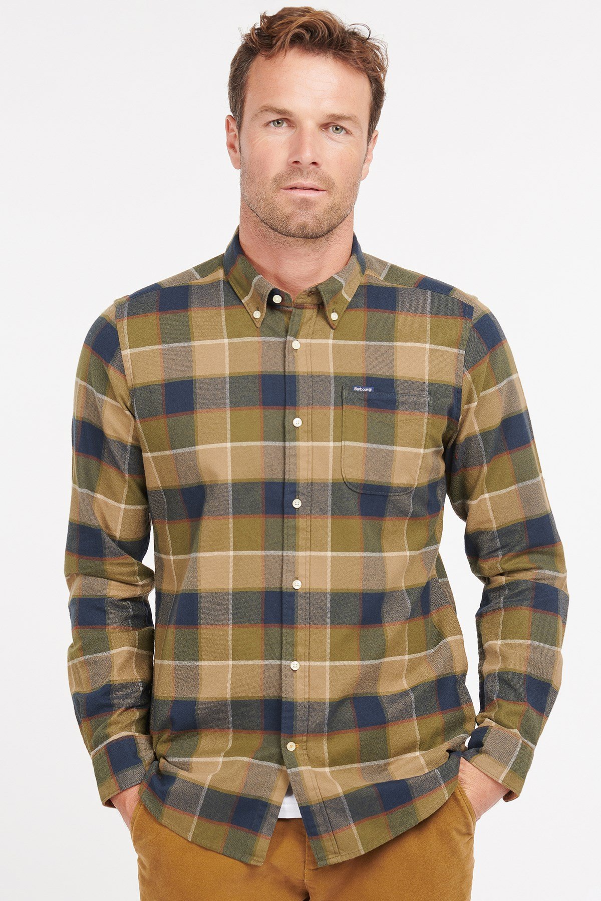 Barbour Valley Tailored Gömlek ST51 Stone