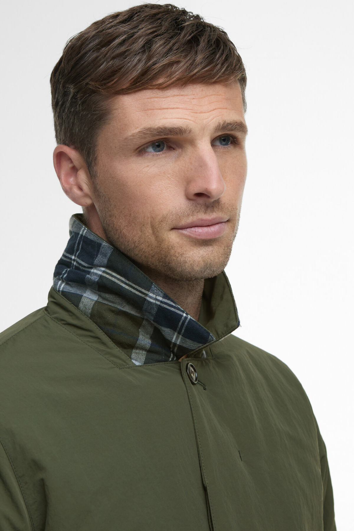Barbour Wadded Lorden Showerproof Ceket OL72 Olive