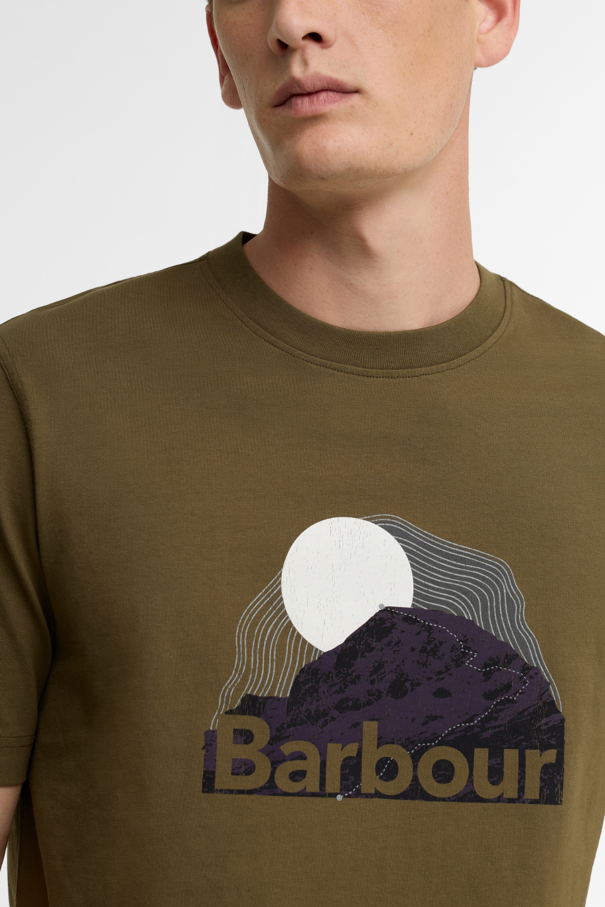 Barbour Wadsworth Relaxed T-Shirt OL78 Beech