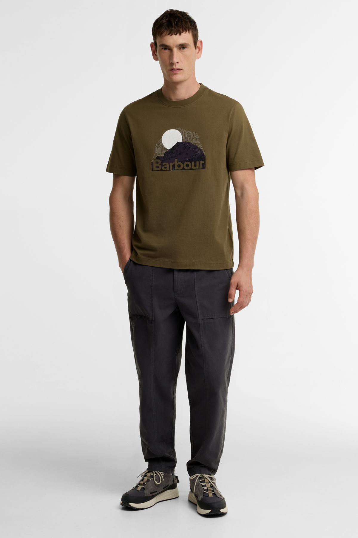 Barbour Wadsworth Relaxed T-Shirt OL78 Beech