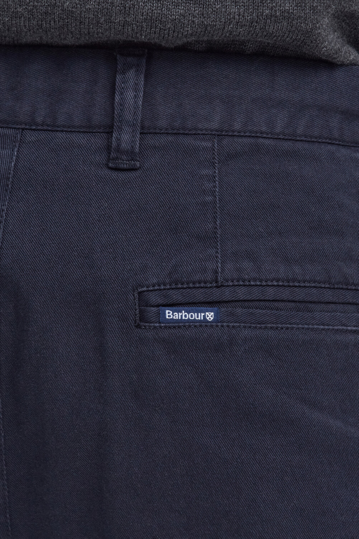 Barbour Washed Stretch Twill Fit Pantolon NY74 Dark Navy