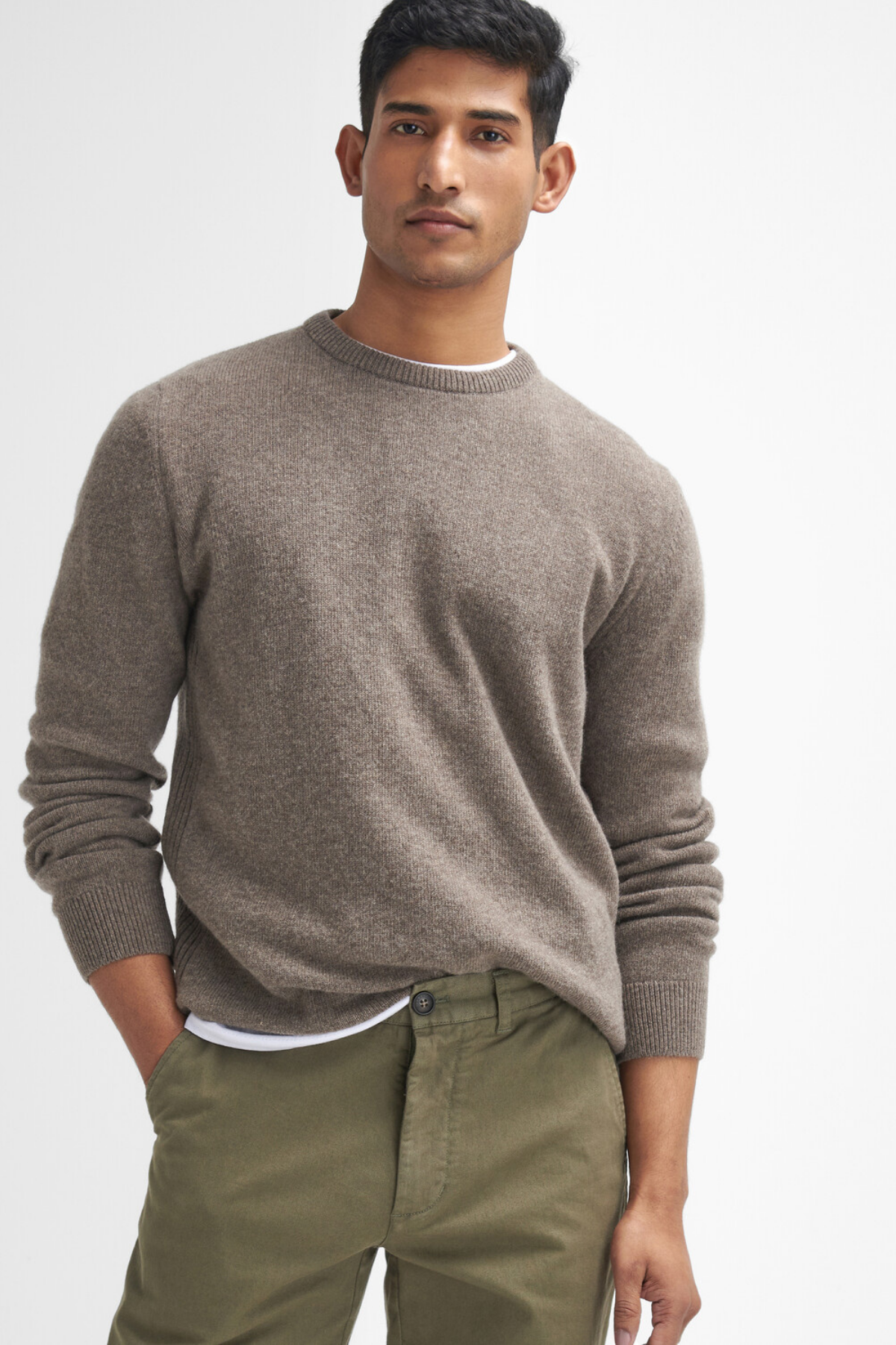 Barbour Washed Stretch Twill Fit Pantolon OL51 Olive