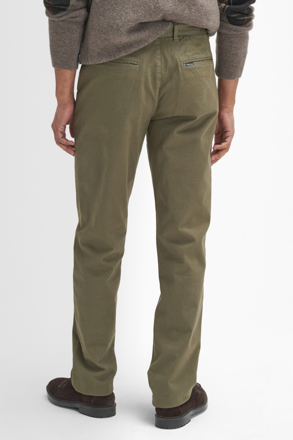 Barbour Washed Stretch Twill Fit Pantolon OL51 Olive