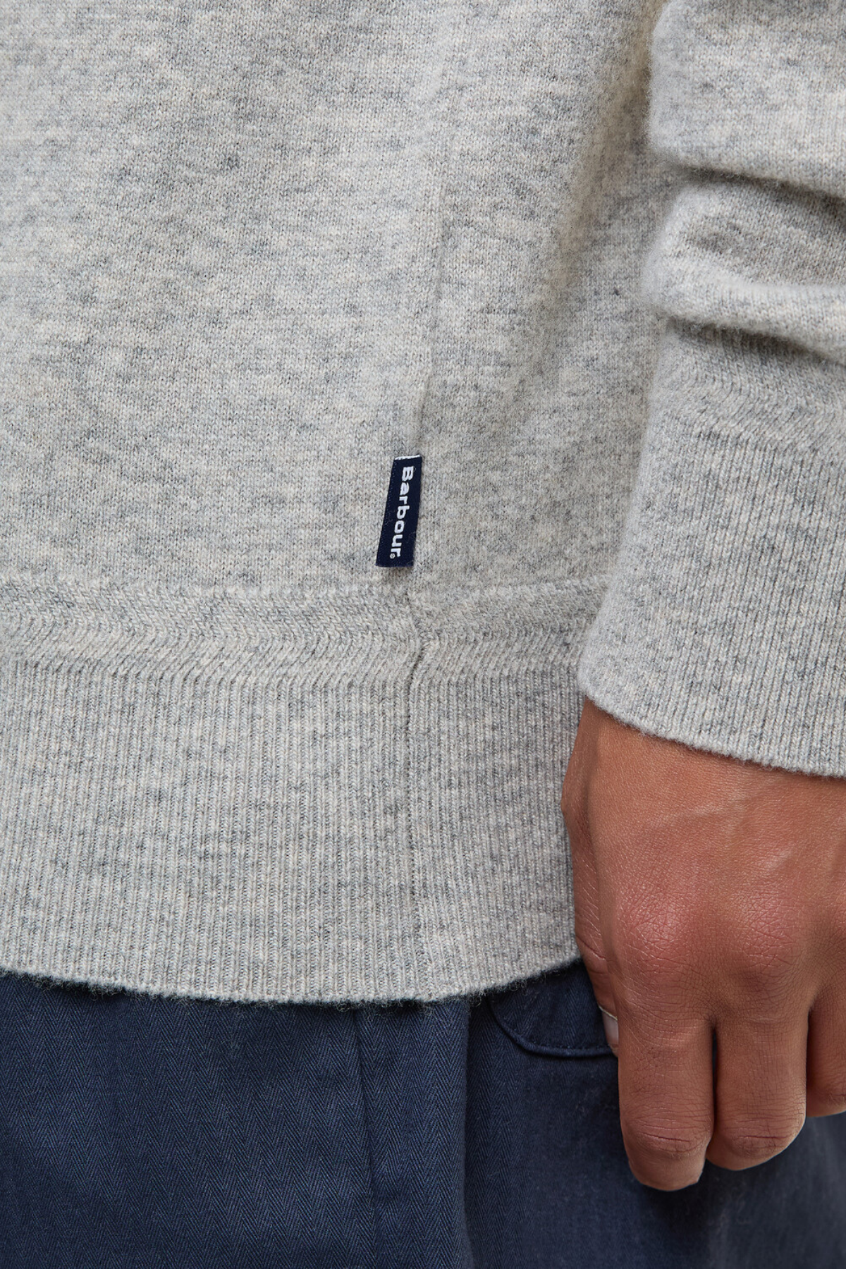 Barbour Waterbury Half Zip Kazak GY18 Mist