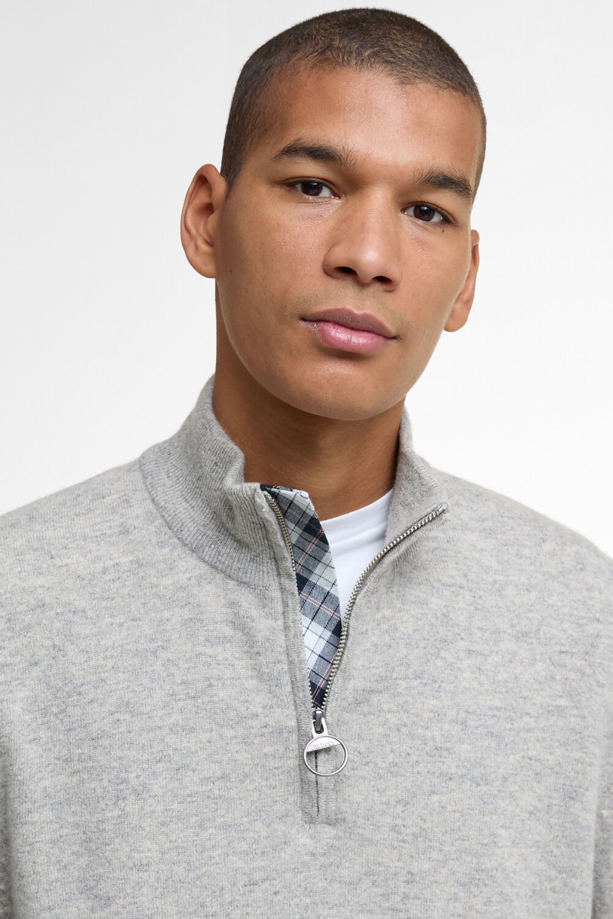 Barbour Waterbury Half Zip Kazak GY18 Mist