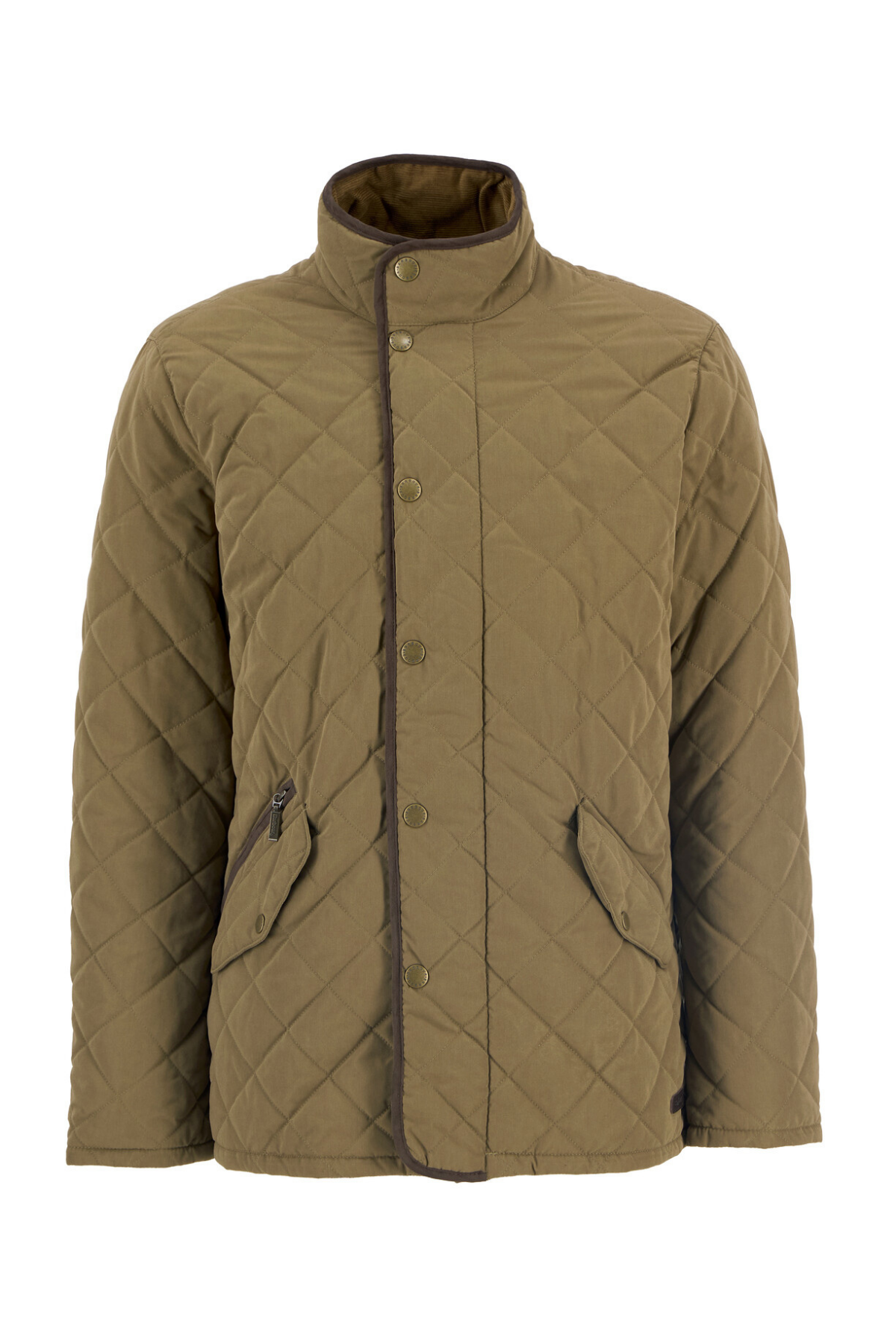 Barbour Waterproof Shoveler Kapitone Ceket OL52 Clay