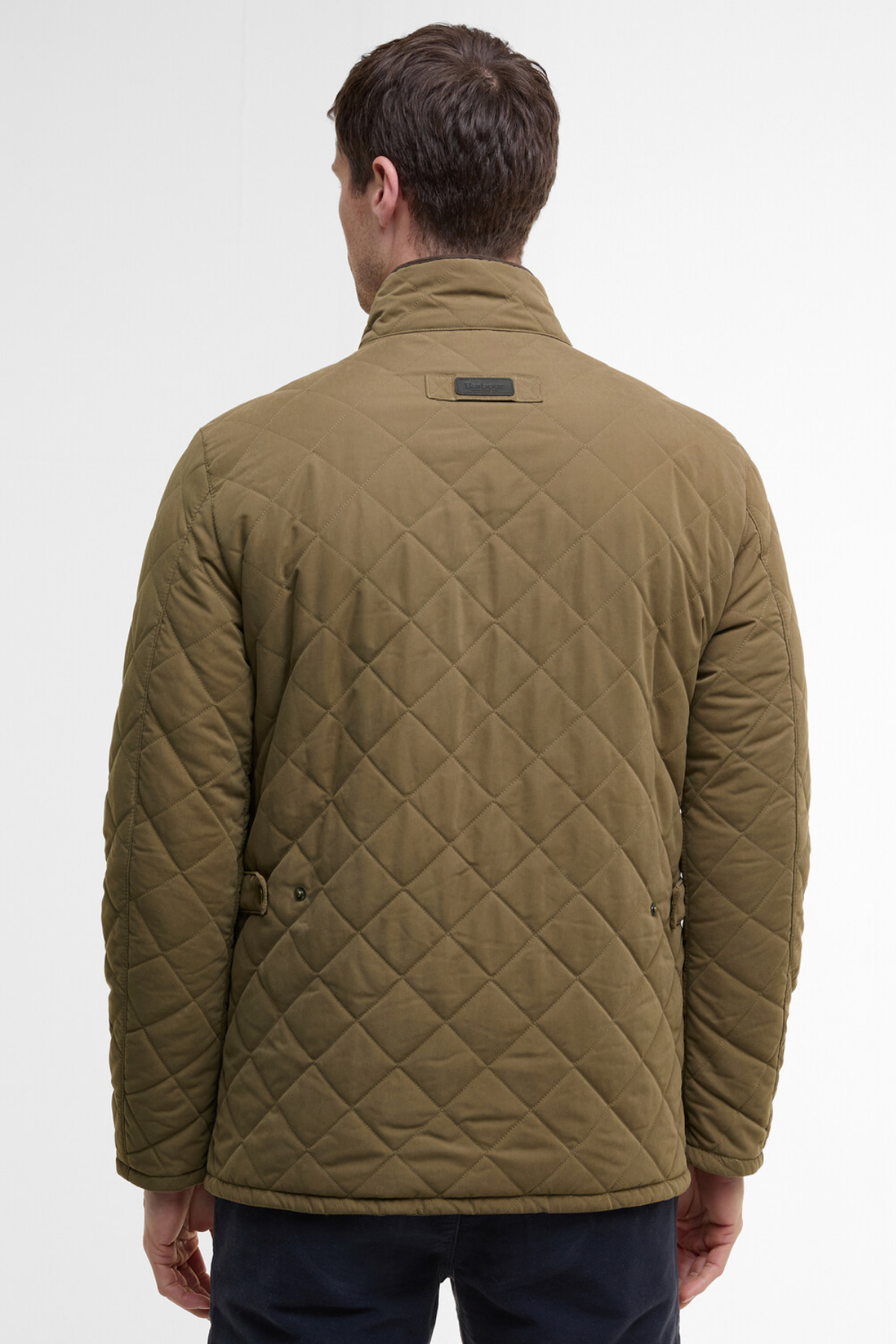 Barbour Waterproof Shoveler Kapitone Ceket OL52 Clay