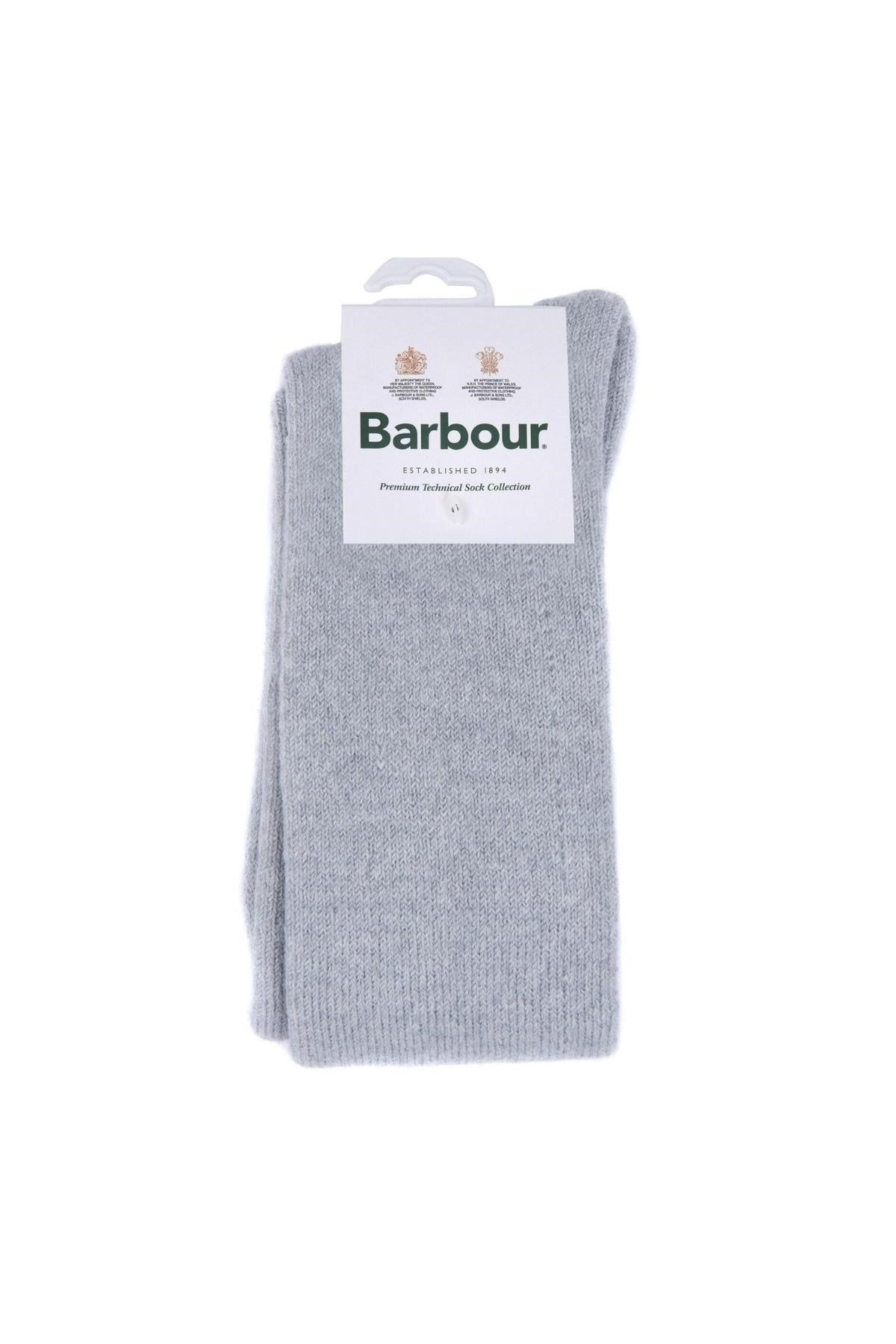 Barbour Wellington Knee Çorap GY11 Lt. Grey