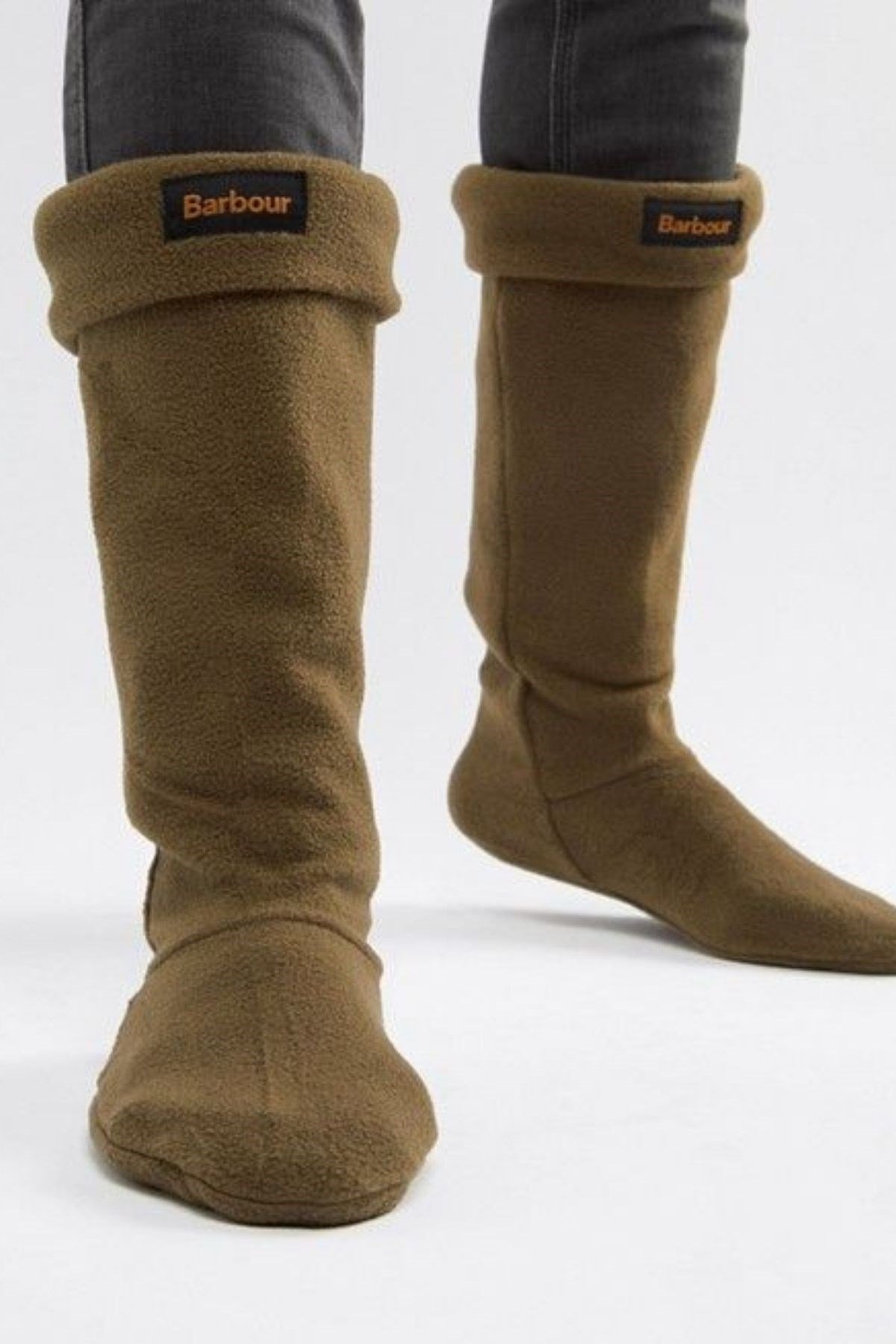 Barbour Wellington Polar Çizme Çorabı OL11 Olive