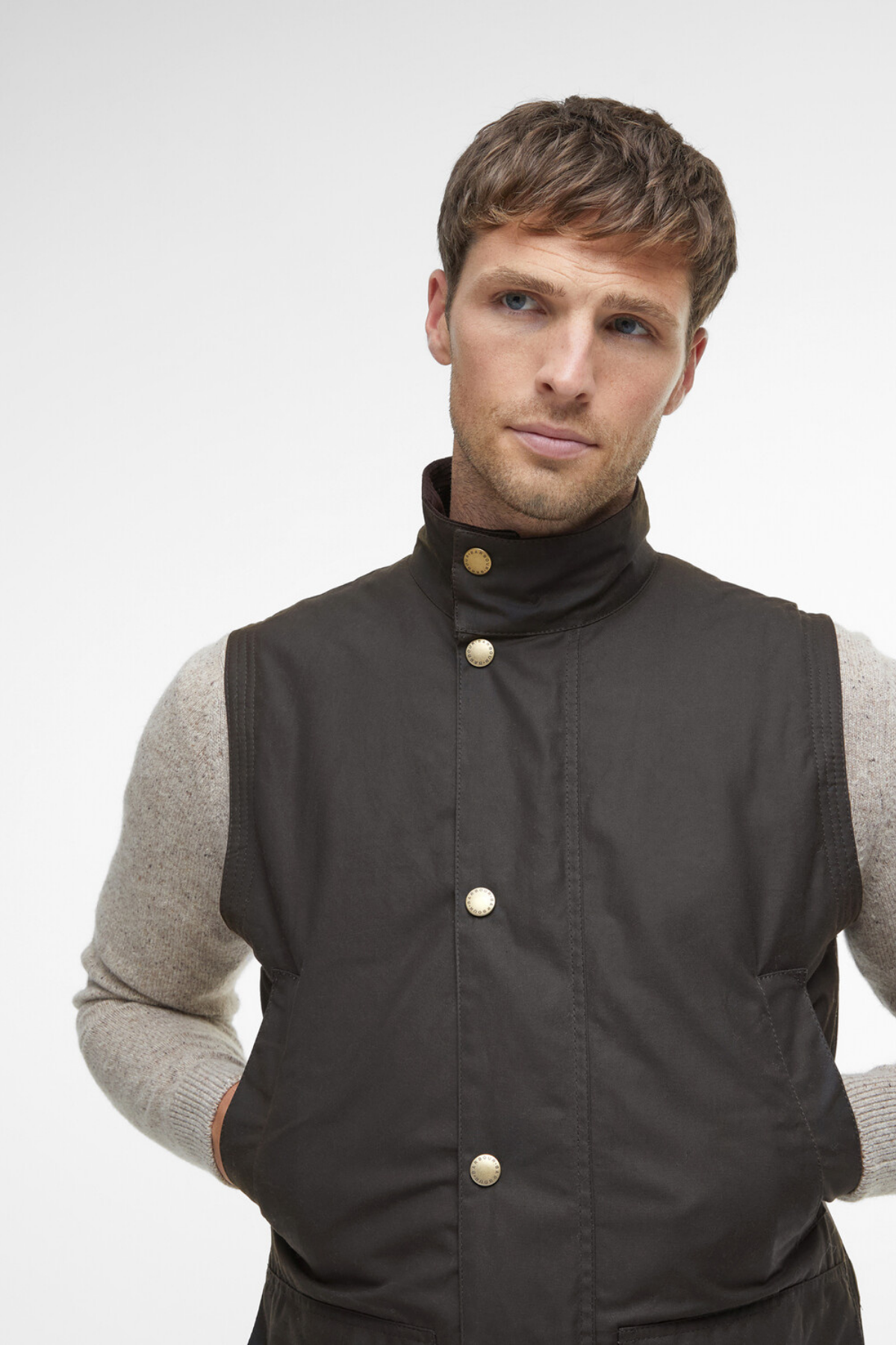 Barbour Westmorland Yağlı Yelek OL71 Olive