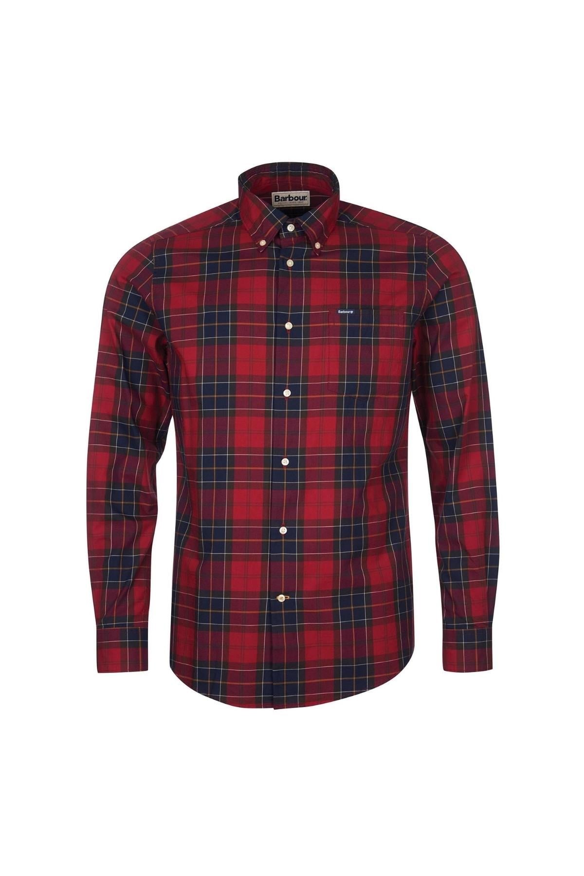 Barbour Wetherham Tailored Gömlek RE52 RED