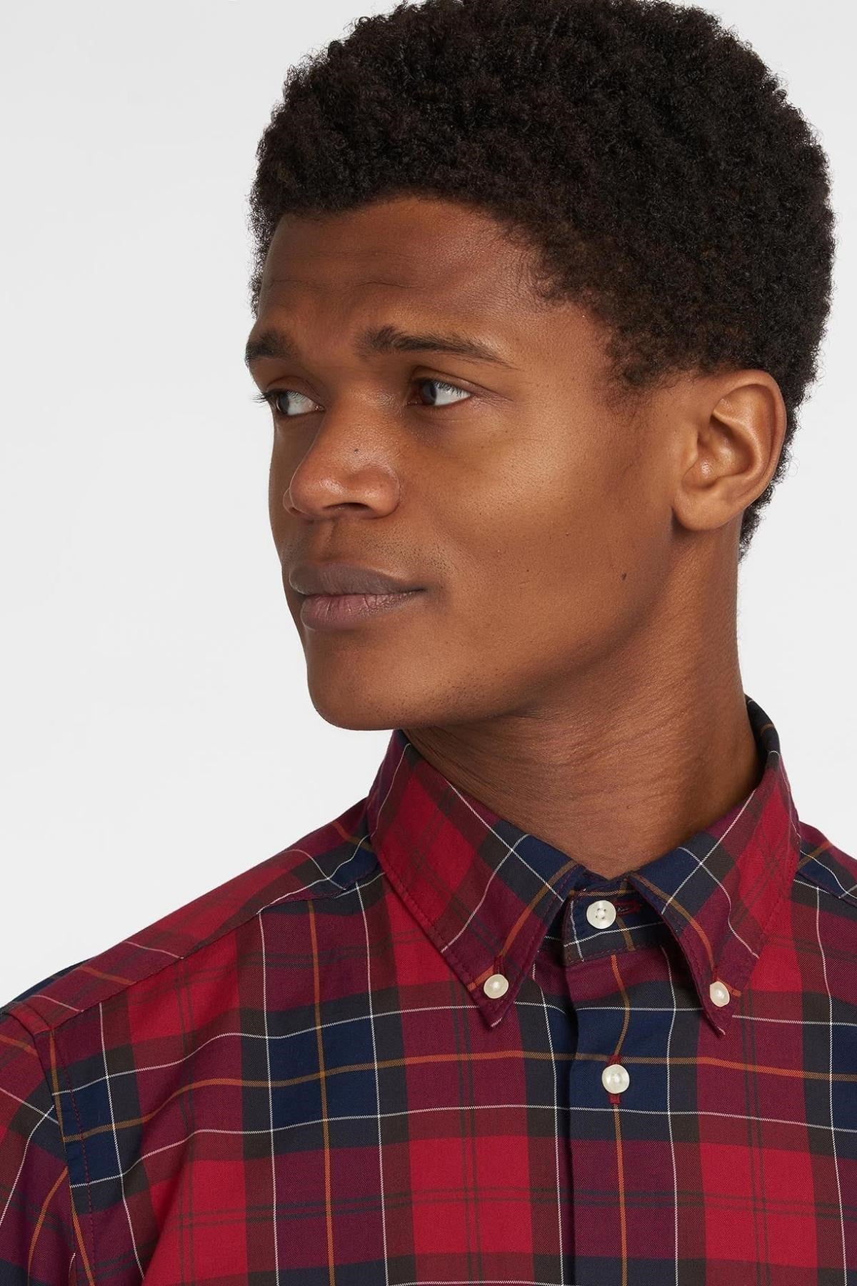 Barbour Wetherham Tailored Gömlek RE52 RED