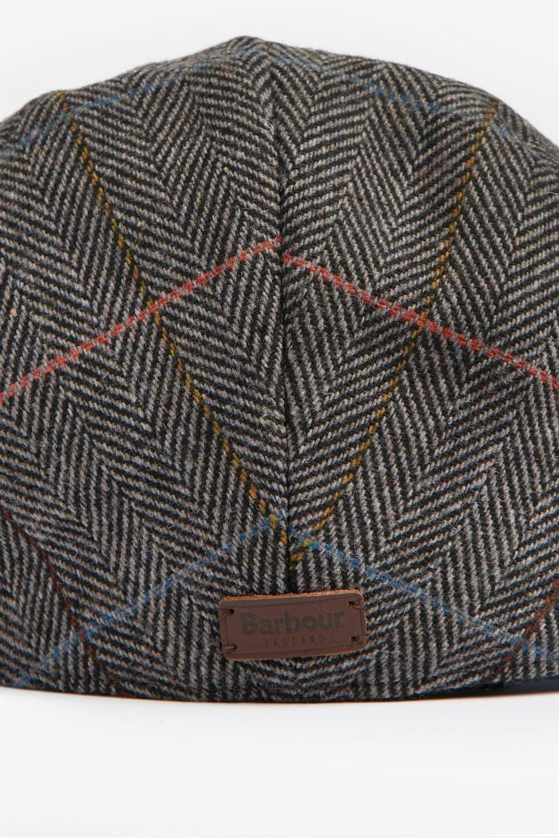 Barbour Wilkin Flat Şapka CH91 Charcoal Herringbone