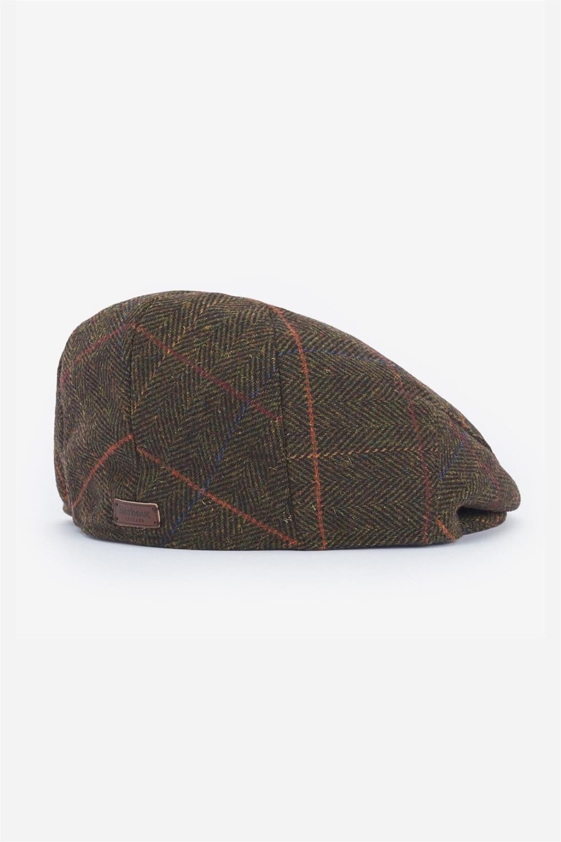 Barbour Wilkin Flat Şapka OL15 Olive Herringbone